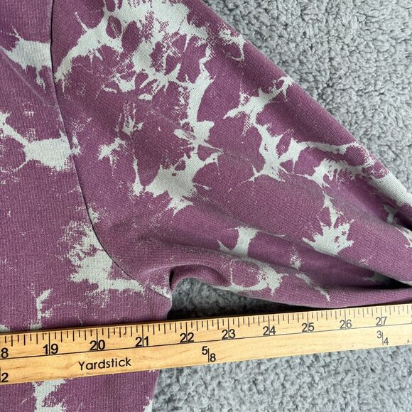 Volcom Sweatshirt Mens Large Hoodie Lavender Fleece Sweater Surf Skate Pullover - Picture 5 of 11